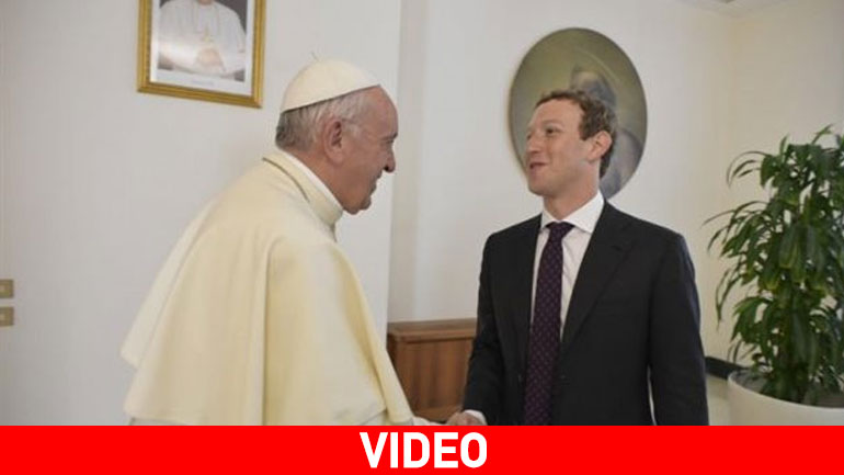 Ο ιδρυτής του Facebook στο Βατικανό
