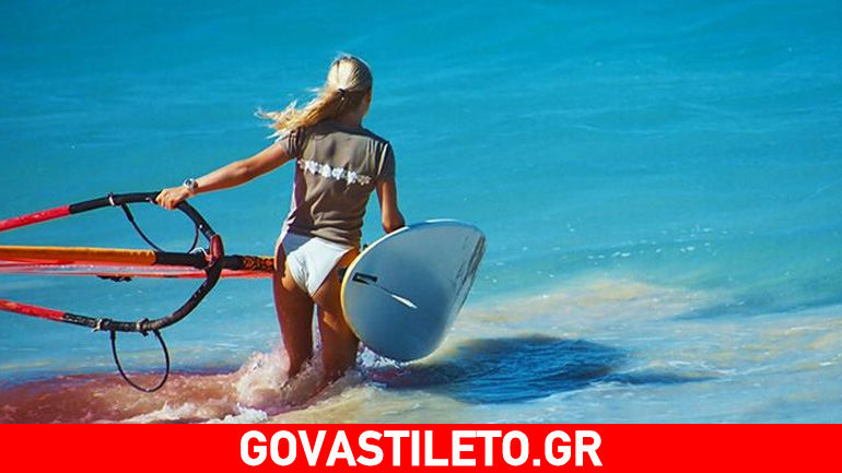 Αγαπώ τα θαλάσσια σπορ και τα μαλλιά μου