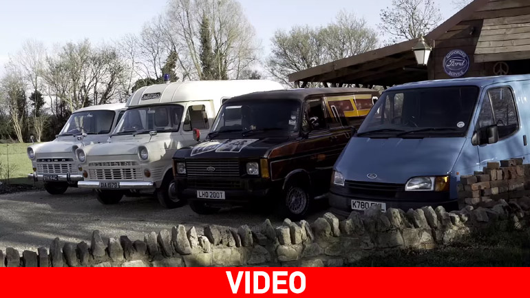 H μεγαλύτερη συλλογή του κόσμου με Ford Transit