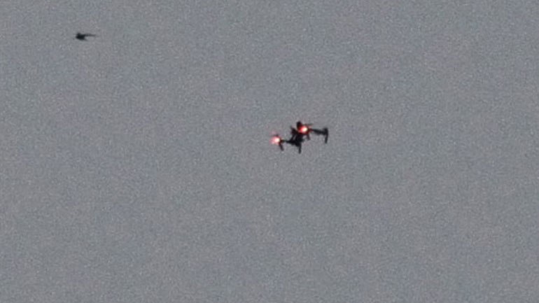 Μικροαναστάτωση από Drone που πετούσε κοντά στο κτήριο