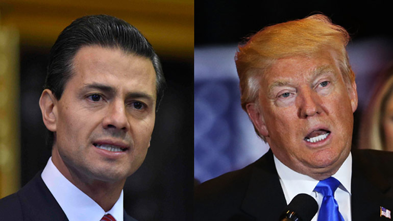 Συνάντηση Νιέτο-Τραμπ με φόντο το «τείχος» κατά μήκος των συνόρων των ΗΠΑ με το Μεξικό