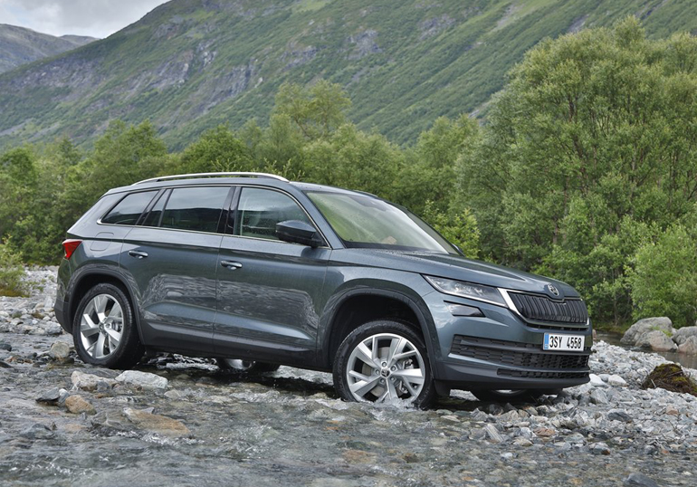 Το μήκους 4.7 μέτρων Skoda Kodiaq ανήκει στην κατηγορία των οχημάτων ελευθέρου χρόνου...
