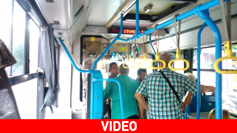 Πιάστηκαν στα χέρια ελεγκτής και επιβάτης του ΟΑΣΘ