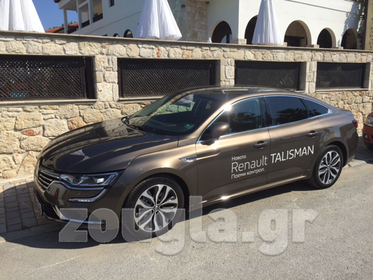 Το Renault Talisman με πινακίδες από Βουλγαρία...