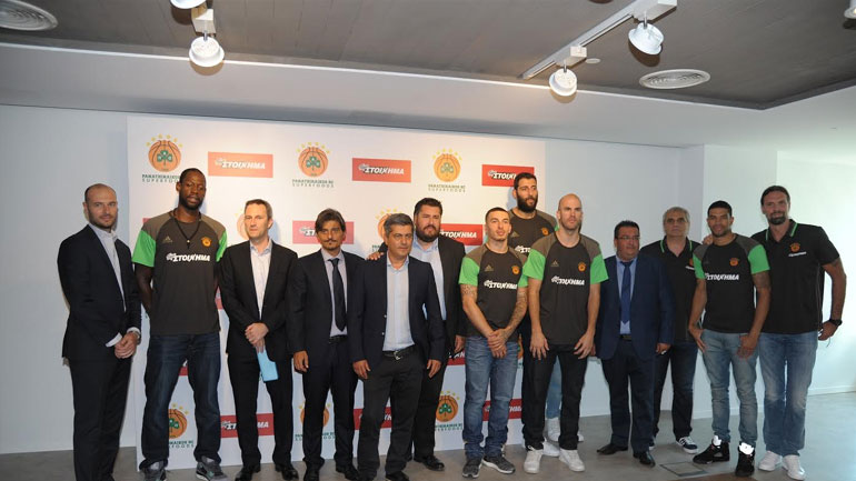 Petr Matejovsky, Damian Cope, Δημήτρης Γιαννακόπουλος, Οδυσσέας Χριστοφόρου, Αριστείδης Χριστόπουλος, Παναγιώτης Τριαντόπουλος,  Αργύρης Πεδουλάκης, Φραγκίσκος Αλβέρτης και οι παίκτες της ΚΑΕ Παναθηναϊκός Superfoods