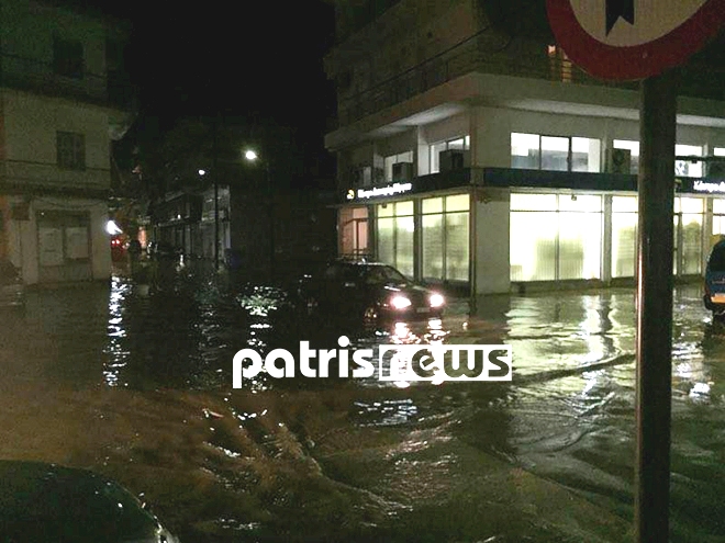 Πλημμύρες στην περιοχή του Κατακόλου