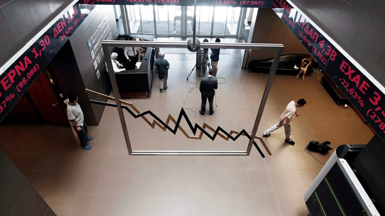 Πτωτικές τάσεις στο Χρηματιστήριο Αθηνών