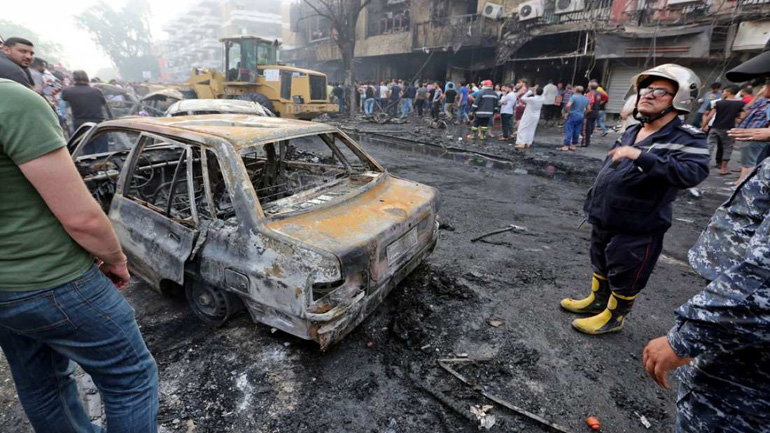 Βομβιστής-καμικάζι του Ισλαμικού Χαλιφάτου σκόρπισε τον θάνατο στη Βαγδάτη