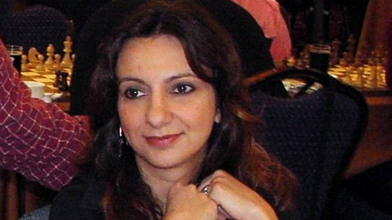 Η Άννα-Μαρία Μπότσαρη προπονήτρια της Εθνικής ομάδας γυναικών στο τιμόνι της Σκακιστικής Ακαδημίας Χαλκίδος