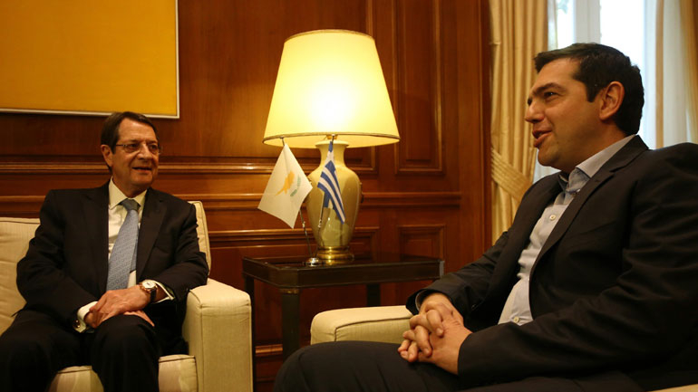 Δείπνο Τσίπρα-Αναστασιάδη στο Μαξίμου