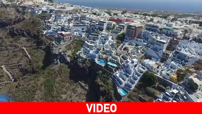 Η Σαντορίνη με τη ματιά ενός drone