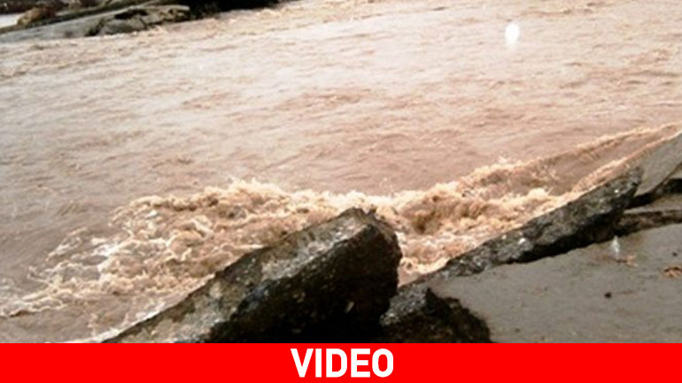 Κατολισθήσεις και υπερχειλίσεις ρεμάτων από τις βροχές στην Καλαμπάκα