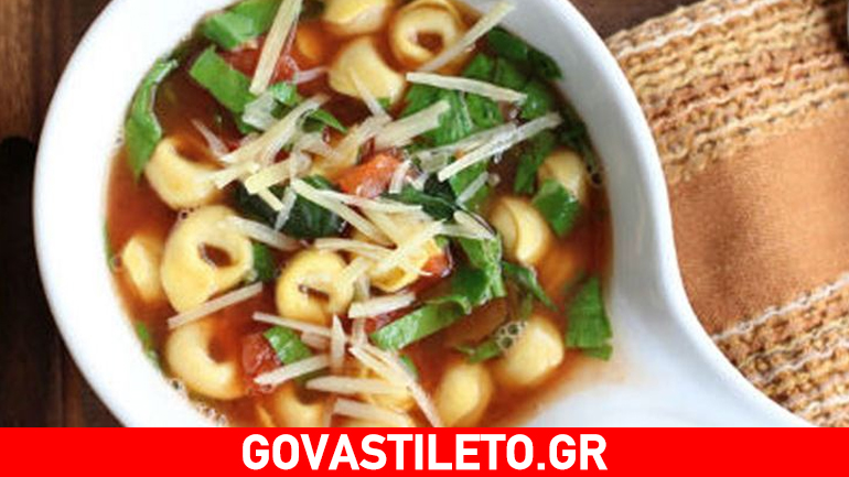 Σούπα με τορτελίνια