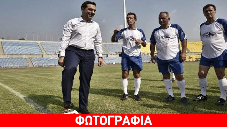 O Tσίπρας στο Καυτανζόγλειο