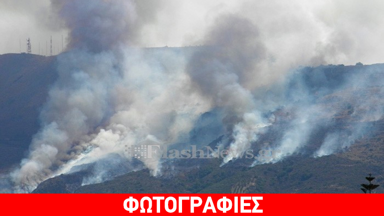 Μεγάλη πυρκαγιά στα Χανιά – Ενδείξεις για εμπρησμό Μεγάλη πυρκαγιά στα Χανιά – Ενδείξεις για εμπρησμό