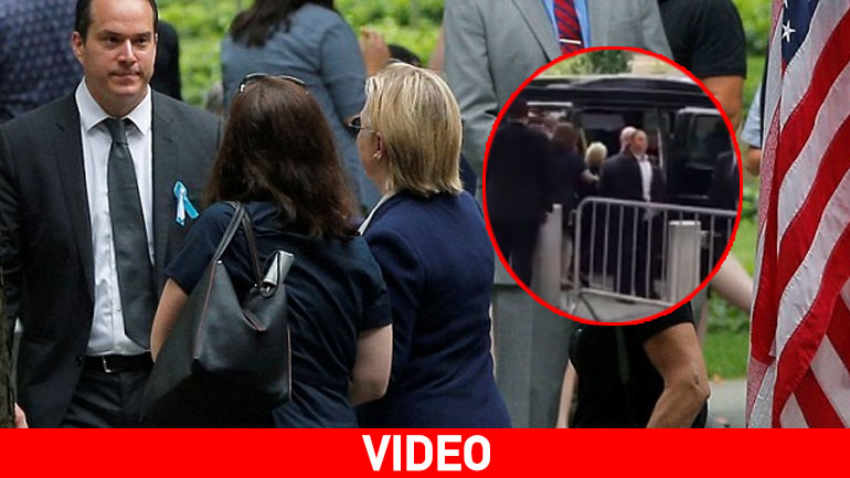 Βίντεο με την κατάρρευση της Χίλαρι Κλίντον