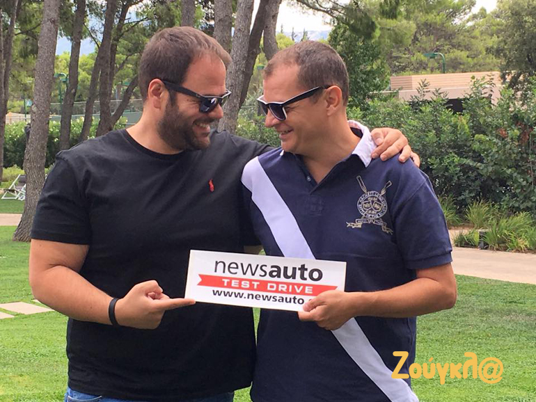 Τάκης Τρακουσέλλη (αριστερά) και Γιάννης Τσιρογιάννης...