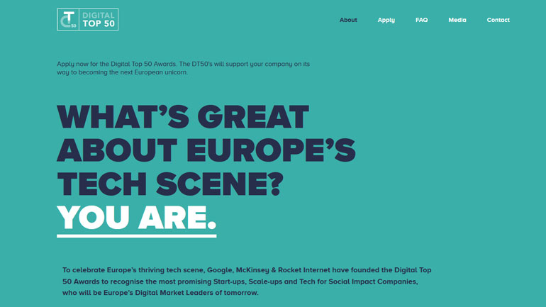 Google Digital Top 50 Awards: Τελευταία προθεσμία υποβολής αιτήσεων συμμετοχής