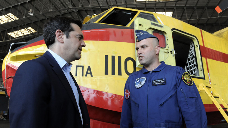 Στην πυρόπληκτη Θάσο ο Αλ. Τσίπρας