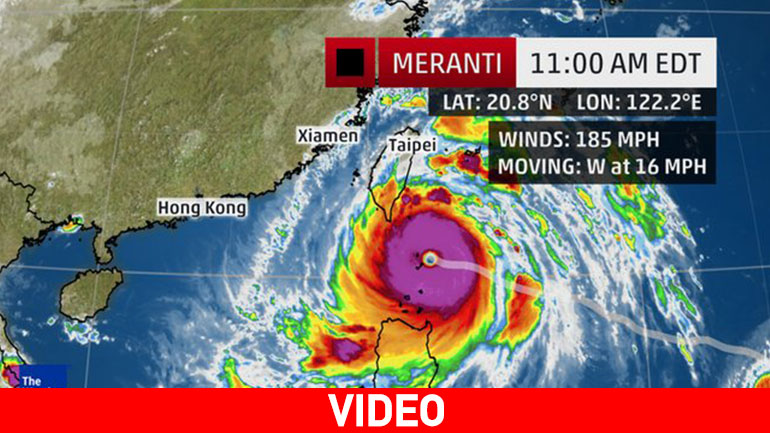 Γιγαντιαίος τυφώνας απειλεί Κίνα και Φιλιππίνες – Στη δίνη του κυκλώνα η Ταϊβάν