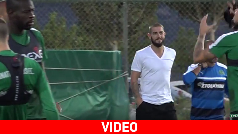 Στην προπόνηση του Παναθηναϊκού ο Πέτριτς!