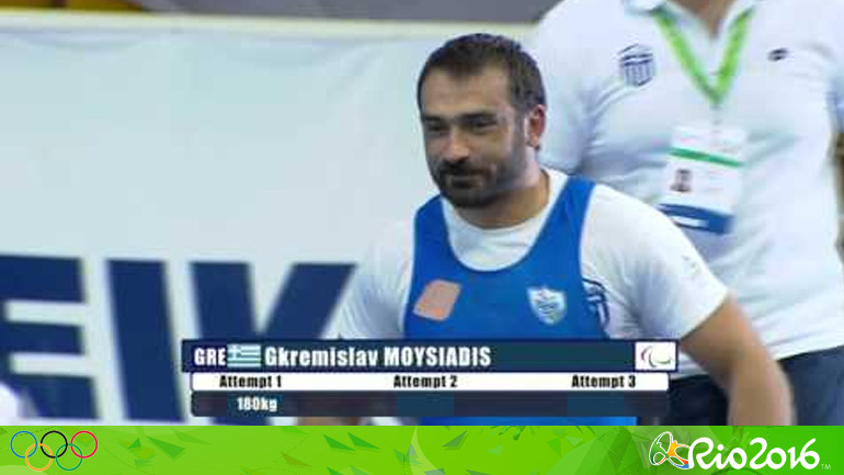 Άρση βαρών σε πάγκο: Στην 8η θέση ο Μωυσιάδης