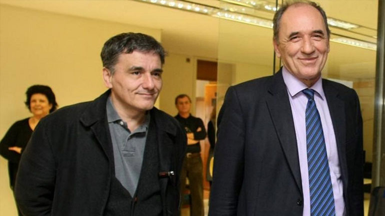 Συνάντηση Τσακαλώτου – Σταθάκη με τους εκπροσώπους των θεσμών