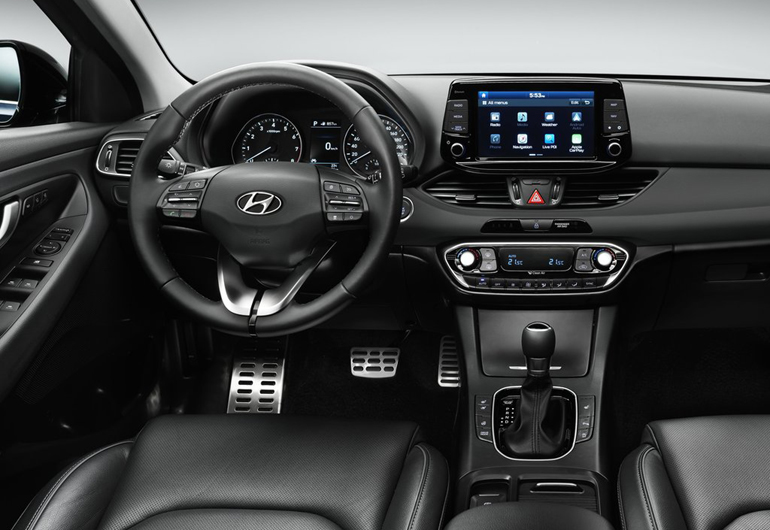 Το εσωτερικό του Hyundai i30...