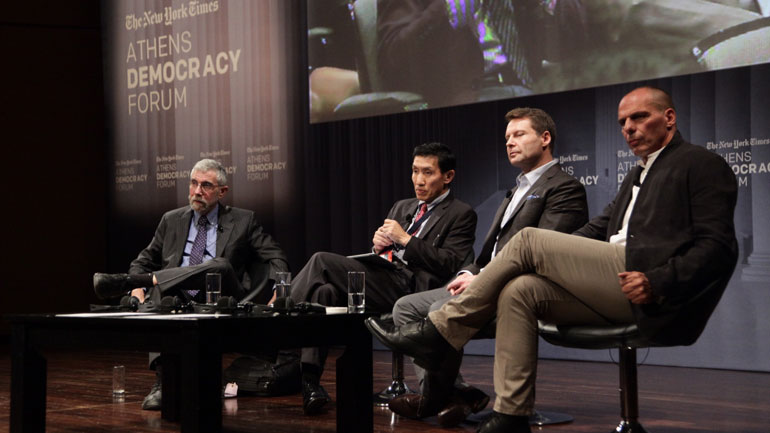 Aντιπαράθεση Βαρουφάκη με κορυφαίο στέλεχος της Google