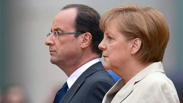 DW: Πρόκληση για τη Μέρκελ η συμμετοχή Ολάντ στη συνάντηση της Αθήνας