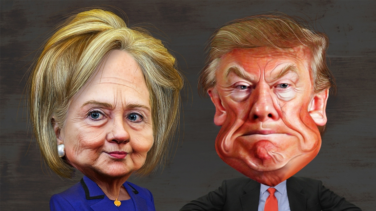 Σε απόσταση αναπνοής Τραμπ και Κλίντον στην τελευταία δημοσκόπηση