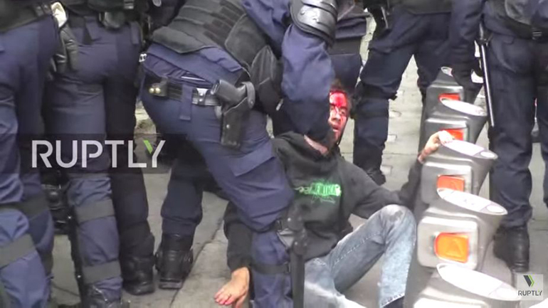 Παρίσι: 12 τραυματίες στη διαδήλωση κατά της μεταρρύθμισης για το εργασιακό