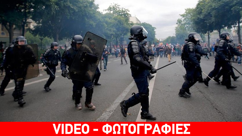 Επεισόδια στις διαδηλώσεις κατά του εργασιακού στη Γαλλία – Έξι συλλήψεις και τραυματίες