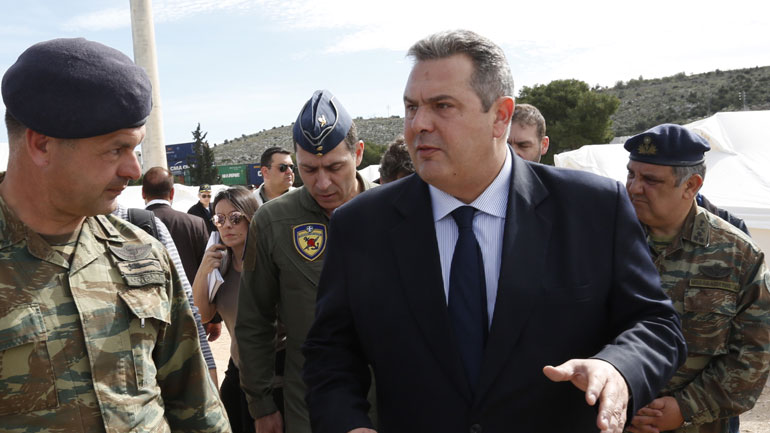 Με εντολή Καμμένου σταματούν οι εργασίες για hot spot σε εγκαταλελειμμένο στρατόπεδο της Λέσβου