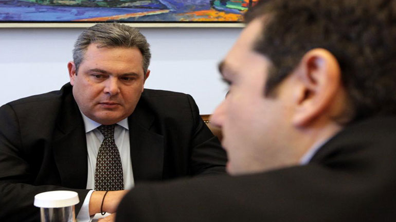 Βραδινή επίσκεψη Καμμένου σε Τσίπρα