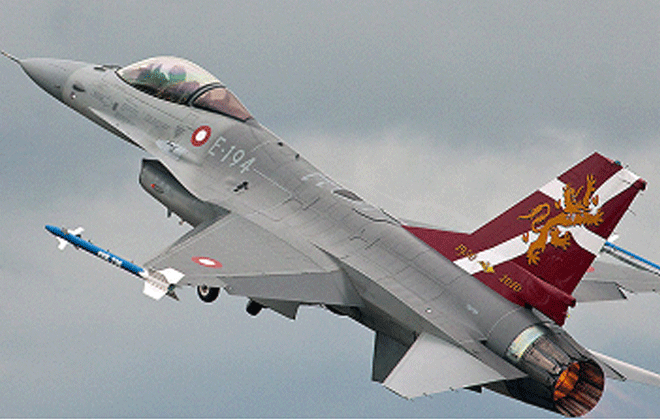 Και δύο F-16 της Δανίας πήραν μέρος στο βομβαρδισμό κοντά στο Deir ez-Zor