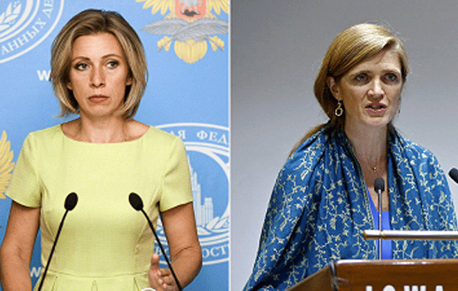 Maria Zakharova- Samantha Power