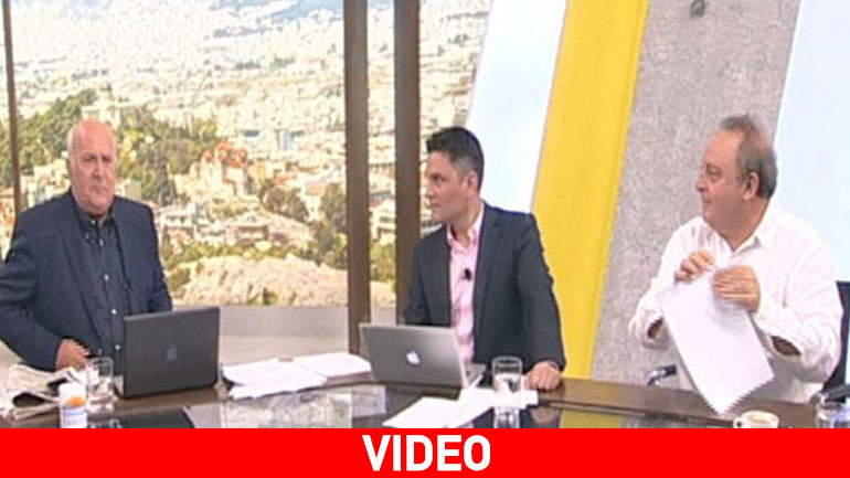 Ο Καμπουράκης στην πρεμιέρα του Παπαδάκη- Δείτε τι έγινε στην ιστορική τους συνάντηση