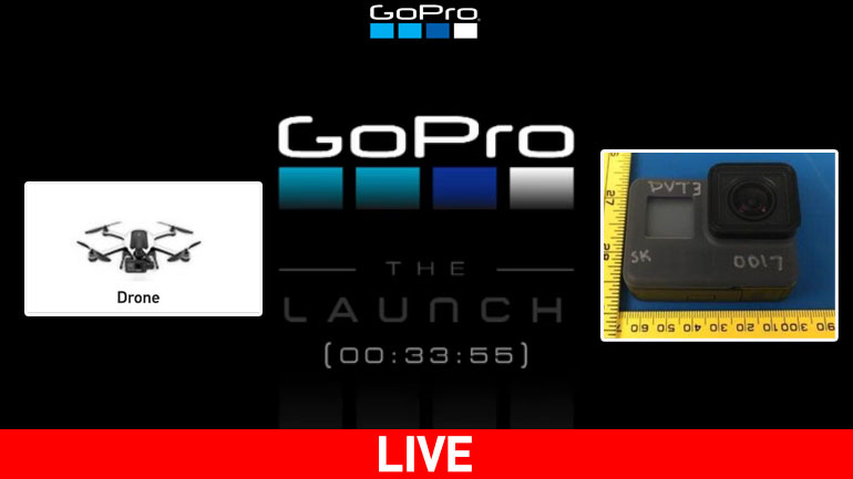 GoPro: Δείτε ζωντανά την παρουσίαση του πρώτου drone της εταιρείας και της Hero 5