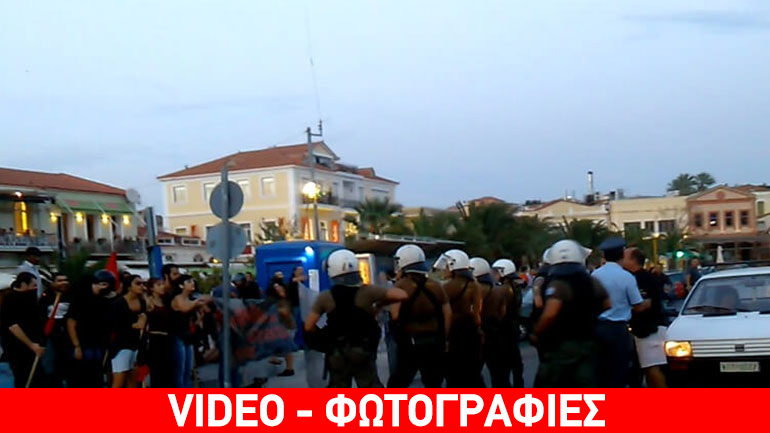 Επεισόδια στο λιμάνι της Λέσβου: «Aλληλέγγυοι» και μετανάστες εμπόδισαν την υποστολή της Ελληνικής σημαίας