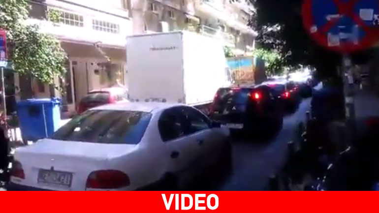 Κυκλοφοριακό χάος στους δρόμους της Θεσσαλονίκης