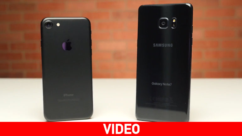 iPhone 7 vs Samsung Galaxy Note 7: Ποιο είναι πιο γρήγορο;