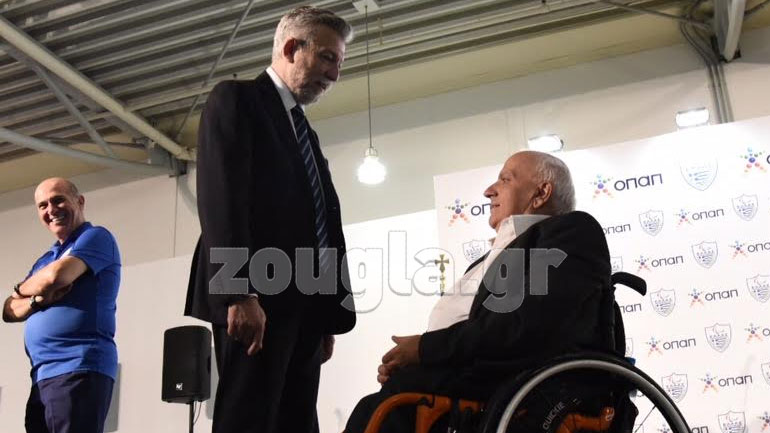 O Υφυπουργός είχε τετ-α-τετ με τον πρόεδρο της Ελληνικής Παραολυμπιακής Επιτροπής