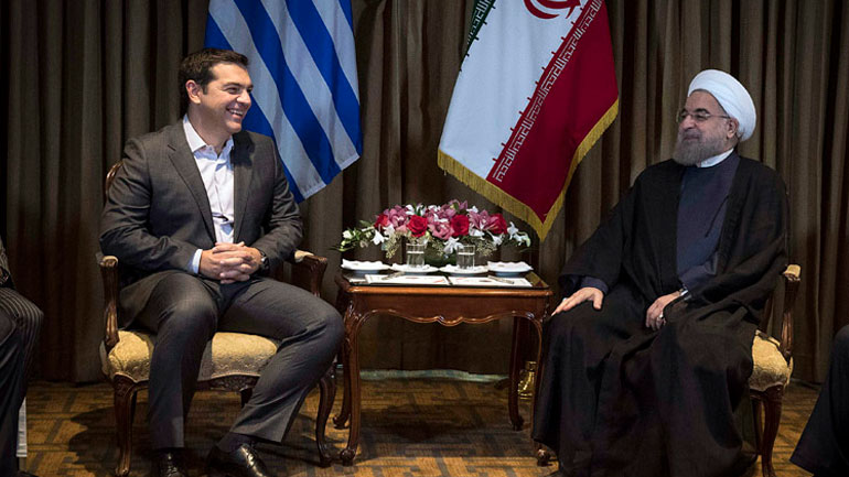 Συνάντηση Τσίπρα στη Νέα Υόρκη με τον πρόεδρο του Ιράν Χασάν Ρουχανί