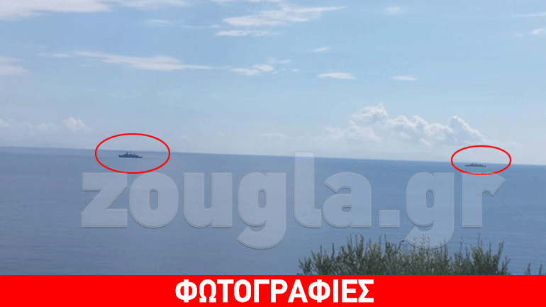 Άσκηση «Αστραπή» στο Αιγαίο: Φρεγάτες πλέουν ανοιχτά της Σίφνου