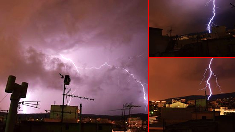 Αστραπές στον ουρανό της Θεσσαλονίκης