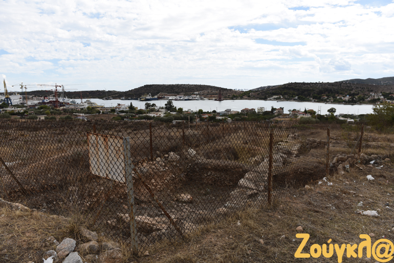 Το αρχαίο λιμάνι της Σαλαμίνας, σήμερα ναυπηγείο