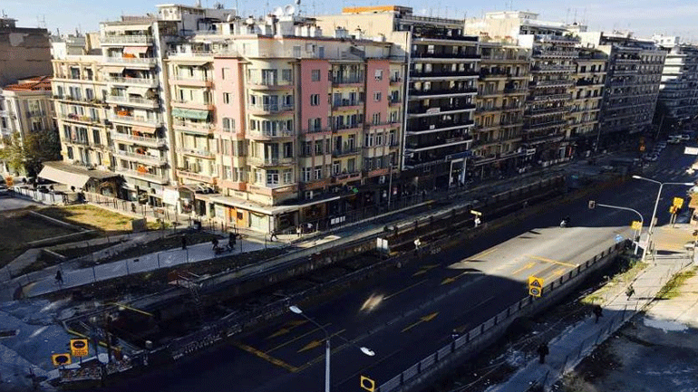 Θεσσαλονίκη: Κυκλοφοριακές ρυθμίσεις για ένα χρόνο λόγω μετρό