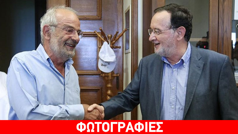 Λαφαζάνης – Αλαβάνος έδωσαν χέρια για κοινή πορεία