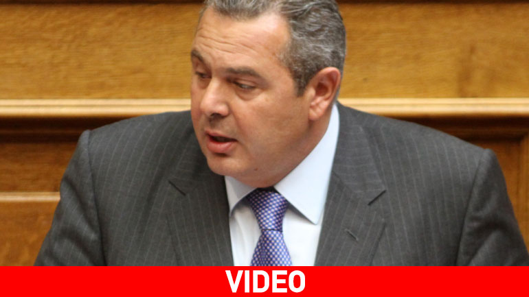 Καμμένος: “Οι δικοί μας κουμπάροι δεν πήραν κανάλι πήρε όμως ο κουμπάρος της Ντόρας ο Μαρινάκης”